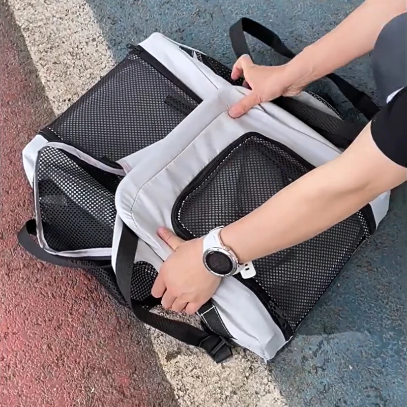 Carrito de paseo ligero plegable para gatos y perros pequeños – Portátil - imagen 4