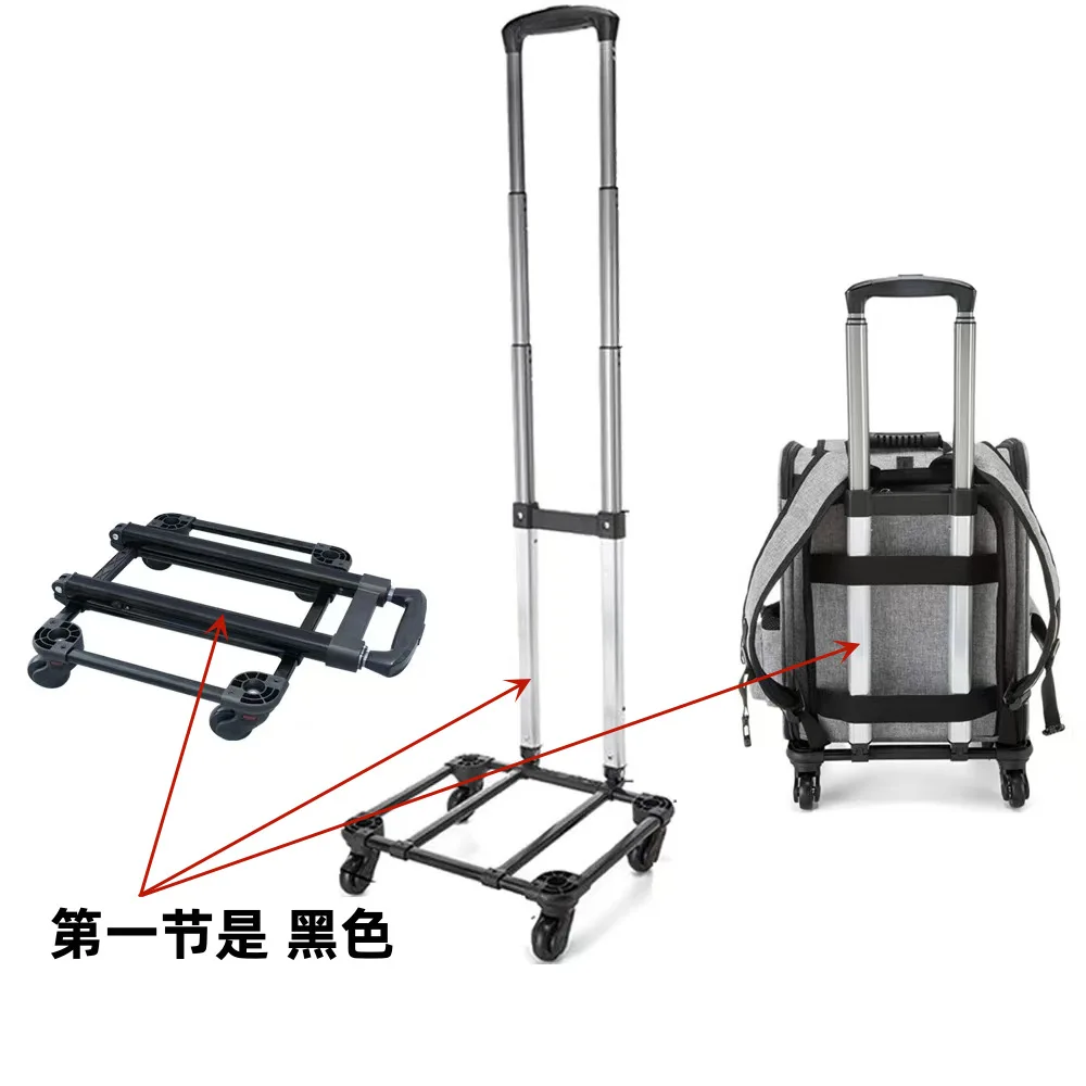 Mochila con cubierta de carrito para mascotas, bolsa portátil para salir de gatos, bolsa para perros, bolsas para mascotas expandibles transpirables de gran capacidad para verano - imagen 2