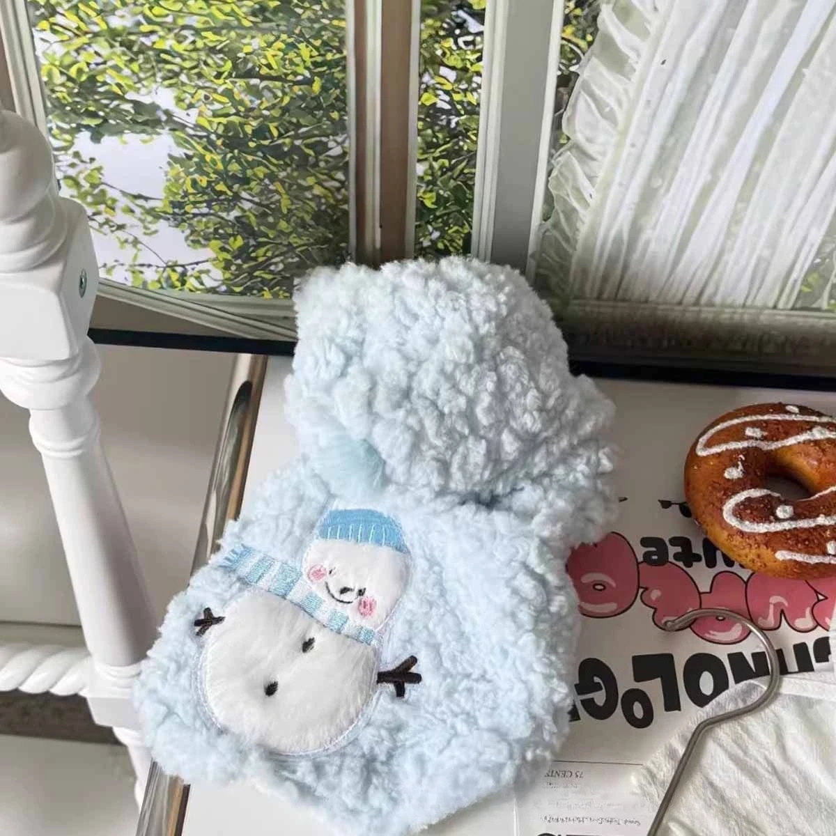 Sudadera de lana con capucha – Abrigo para gato y perro pequeño - imagen 3