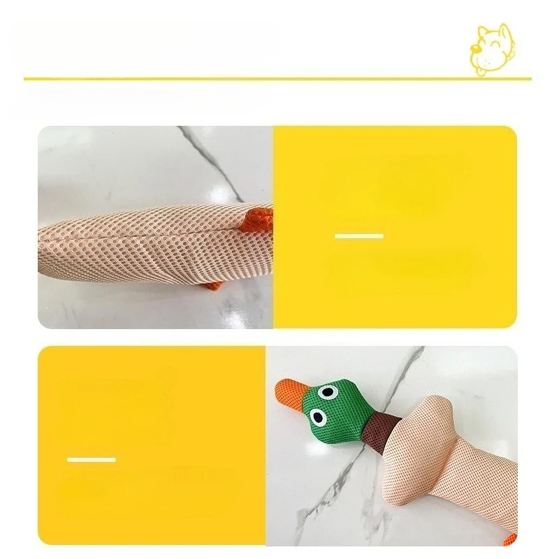 Pato peluche largo mordedor resistente para perros pequeños y grandes - imagen 4