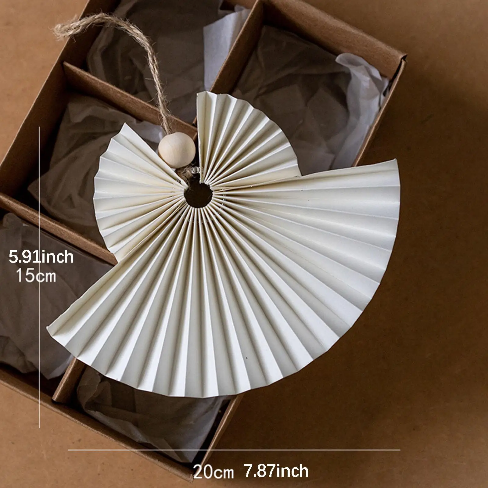 3D Paper Honeycomb Lantern Standing Christmas Tree Pendant Reusable Ornaments for Holiday Home Room Decor