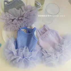Vestido de encaje para perros Dachshund – rosa, cómodo en verano
