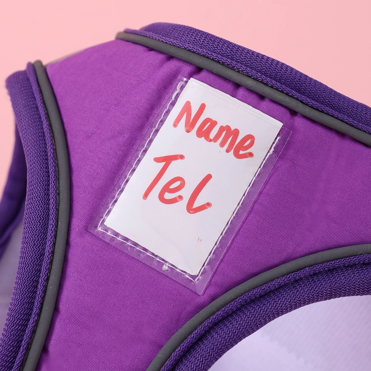 Arnés reflectante ajustable para gatos pequeños, conjunto de correa, arnés para gatos bonito y transpirable, cómoda correa mediana para perros con etiqueta de nombre