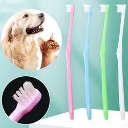 Cepillo dental cerdas suaves para limpieza oral de perros y gatos