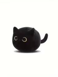 Juguete de peluche con forma de gato para perros y gatos - interacción
