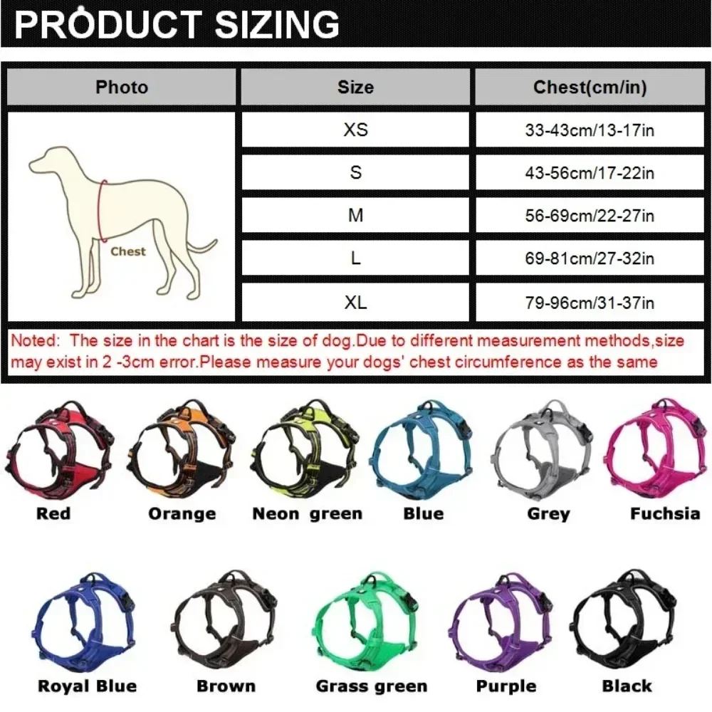 Chaleco reflectante ajustable y transpirable, correa para el pecho para perros pequeños, medianos y grandes, arnés para perros, Collar para cachorros y gatos, accesorios para perros - imagen 5