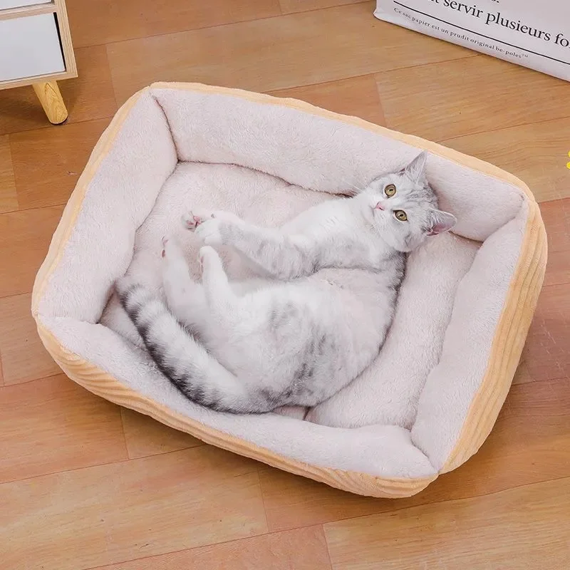 Cama para gatos de algodón LAPLADOG con diseño sofá elegante