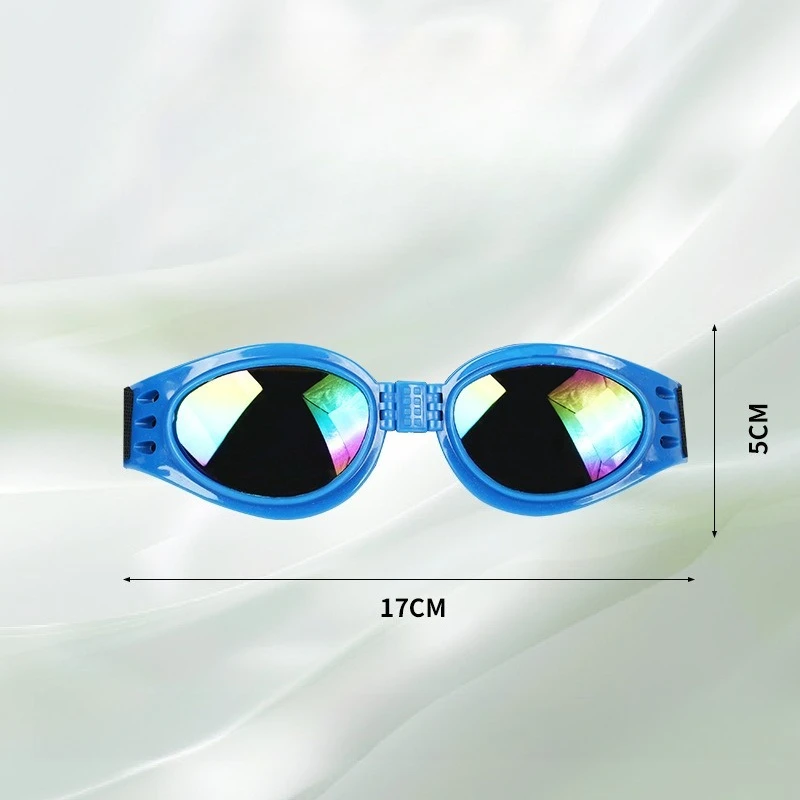 Gafas plegables para perros, gafas de sol con protección UV para gatos y perros, gafas de moda para mascotas de 6 colores, accesorios para cachorros con protección solar de verano - imagen 5