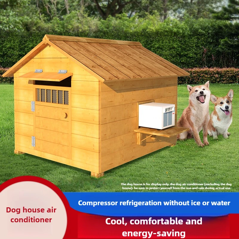 Enfriamiento para perros, aire acondicionado pequeño, casa para perros al aire libre, perrera, compresor especial, refrigeración, mosquitera, aire acondicionado - imagen 2