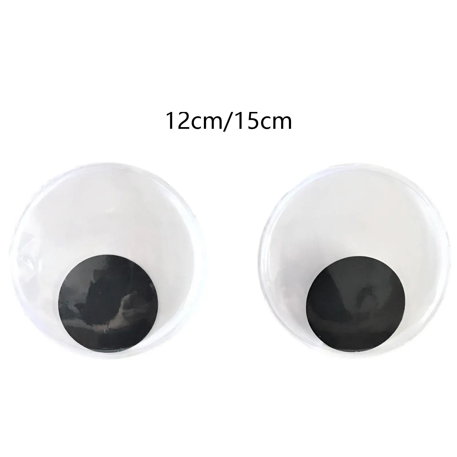 Wiggle Googly Eyes Decor Large 3D Effect Self Adhesive Sticky Eyes for Refrigerators Animate Puppets Crafts Handicrafts Photos