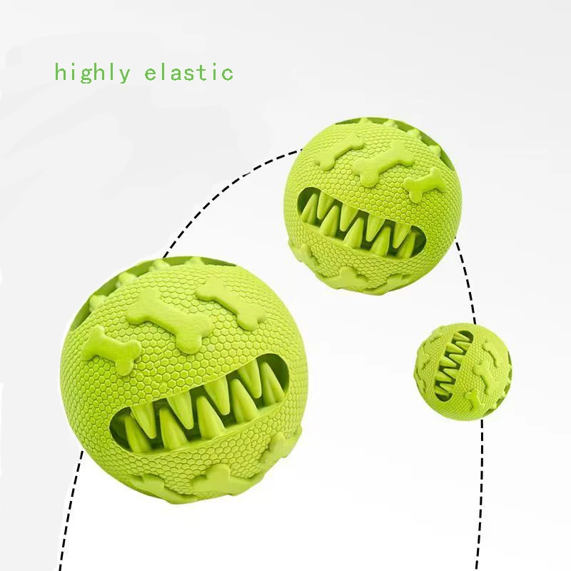 Juguete para perros, rompecabezas de comida oculto de goma, juguete para moler la limpieza de dientes, adecuado para perros grandes, medianos y pequeños - imagen 3