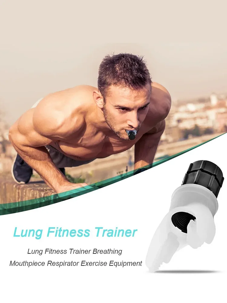 Ejercicio de respiración para pulmones, dispositivo ejercitador de Fitness portátil, entrenamiento de resistencia con resistencias ajustables, 1 ud. - imagen 4