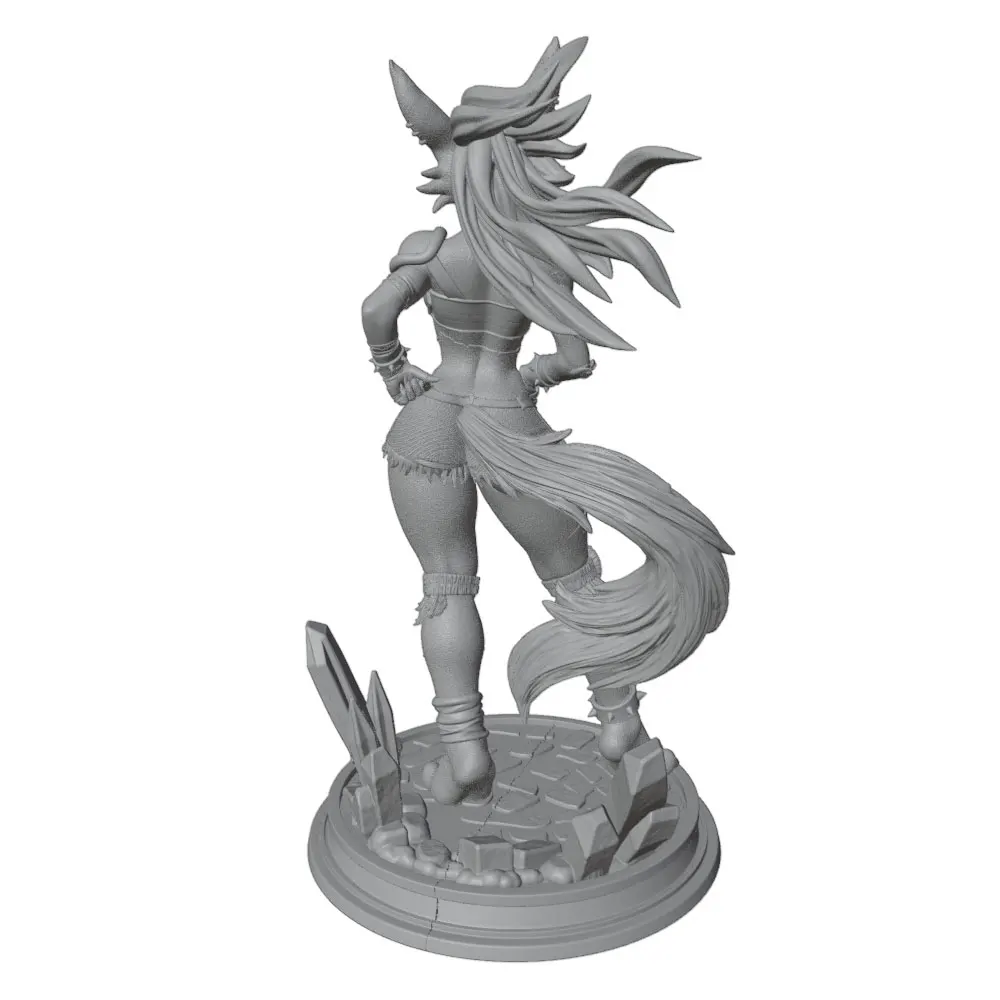 Figura 3D de gato anime para decorar habitación – Sin montar - imagen 4