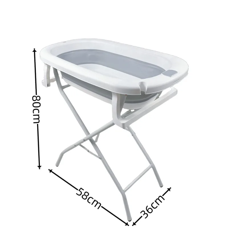 Lavabo de baño para mascotas, bañera plegable, soporte elevado para perros y gatos, mesa de lactancia que evita la flexión sobre productos de limpieza para mascotas, accesorios - imagen 5