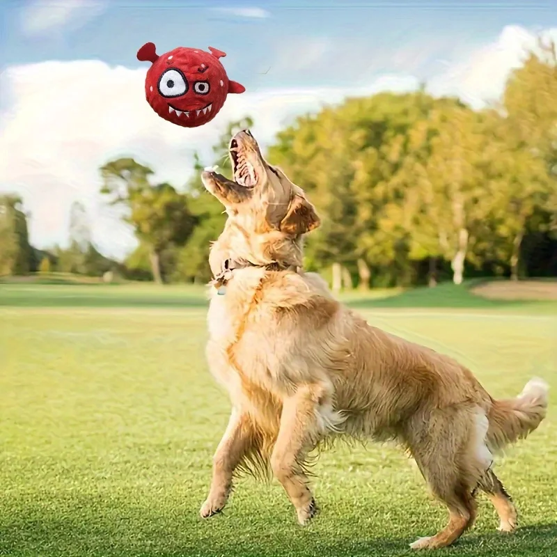 Pelota sonora para perros – Juguete de lanzamiento y entretenimiento - imagen 5
