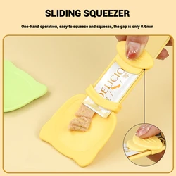 Cuchita exprimible para gatos – sin derrames, mango cómodo
