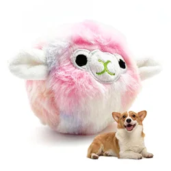 Bolas chirriantes de peluche para perros – Juguetes interactivos