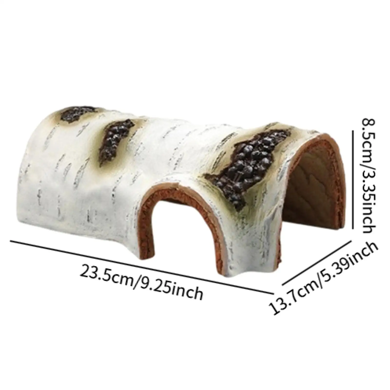 Aquarium Decoration Hiding Cave Ornament Fish Tank Accessories for Snake Chameleon