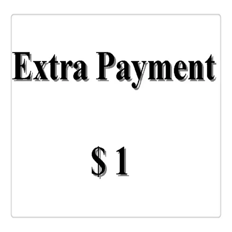 Por favor pague la diferencia de precio Reemplazo de hebilla negra