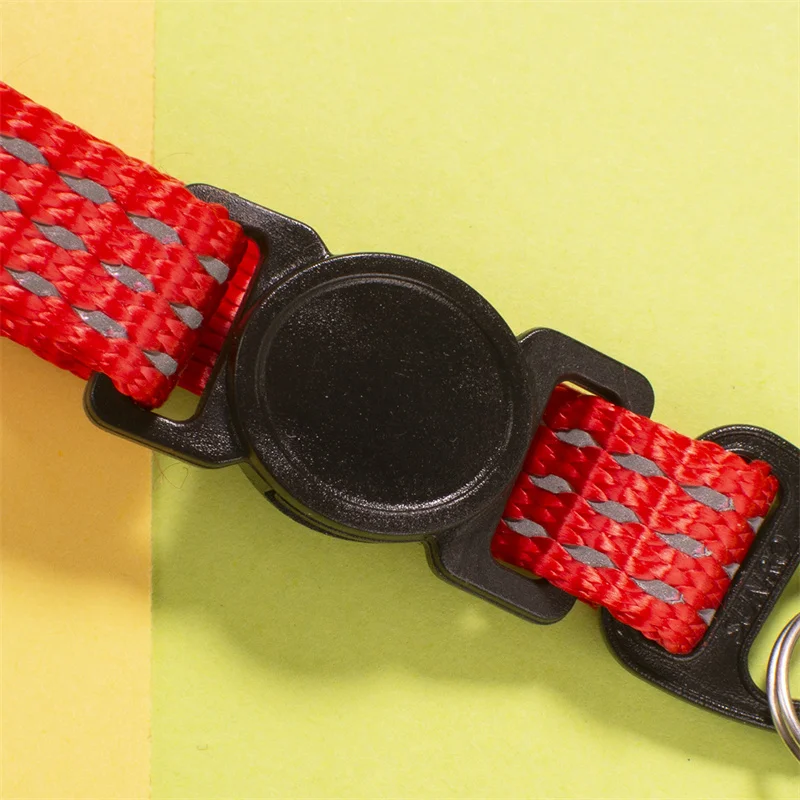 Collar reflectante personalizado para mascotas, hebilla anti estrangulamiento, etiqueta de identificación personalizada, grabado gratis, suave, cómodo, duradero, perros y gatos - imagen 3