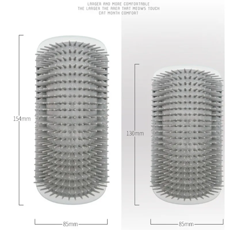 Peine cepillo para mascotas, juguete para gatos más suave, peine de masaje con hierba gatera, rascador facial para gatitos, cachorros y gatos, accesorios - imagen 5