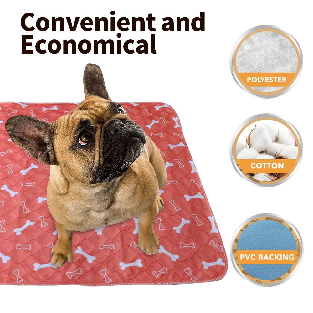 Alfombrilla de cama reutilizable para mascotas, almohadilla de orina para cachorros, almohadilla de absorción rápida, pañal para perros pequeños, medianos y grandes - imagen 2