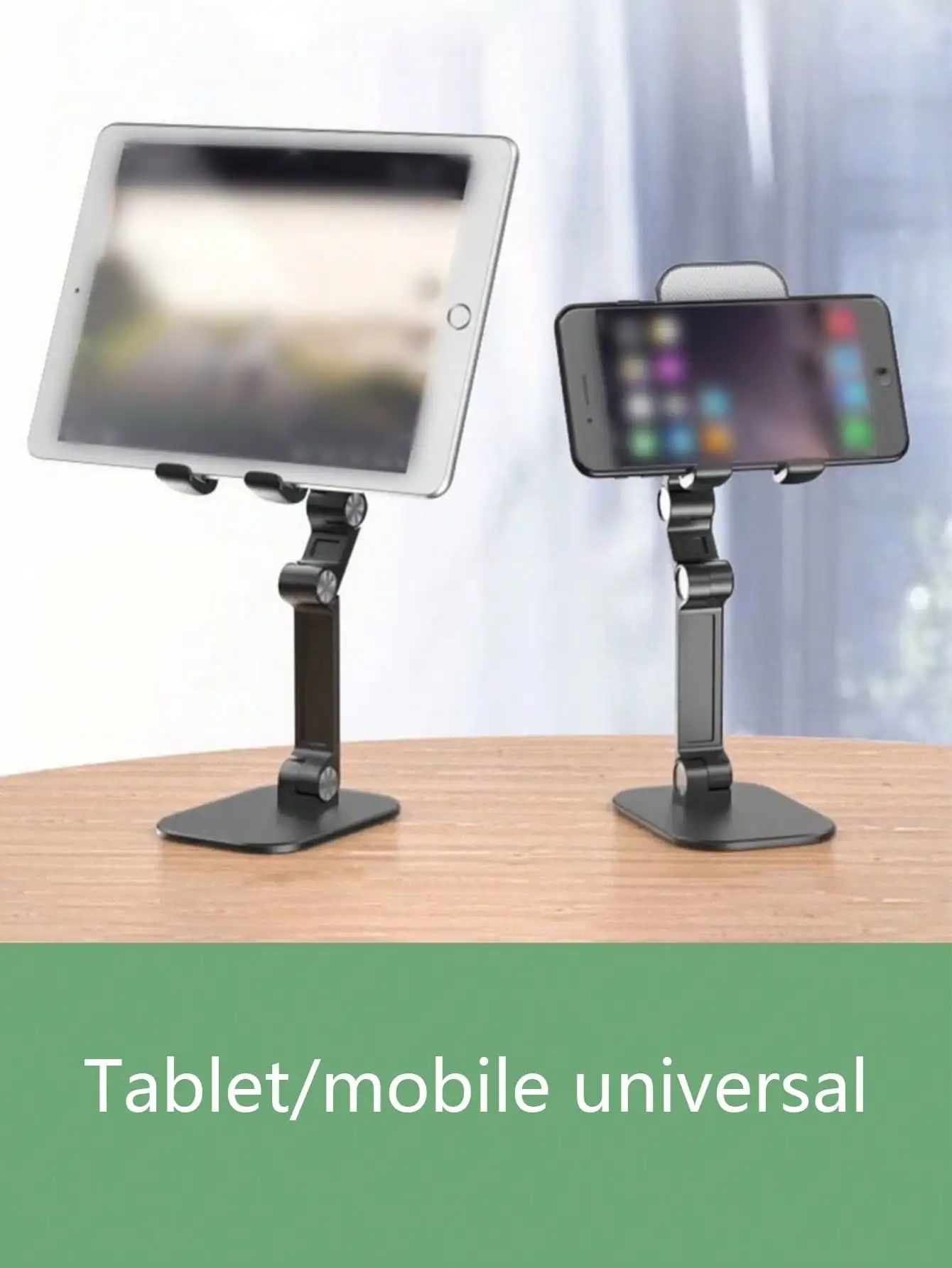 Soporte de teléfono plegable ajustable para escritorio, 1 unidad, soporte portátil para perezosos de altura ajustable para transmisión en vivo y uso diario - imagen 2