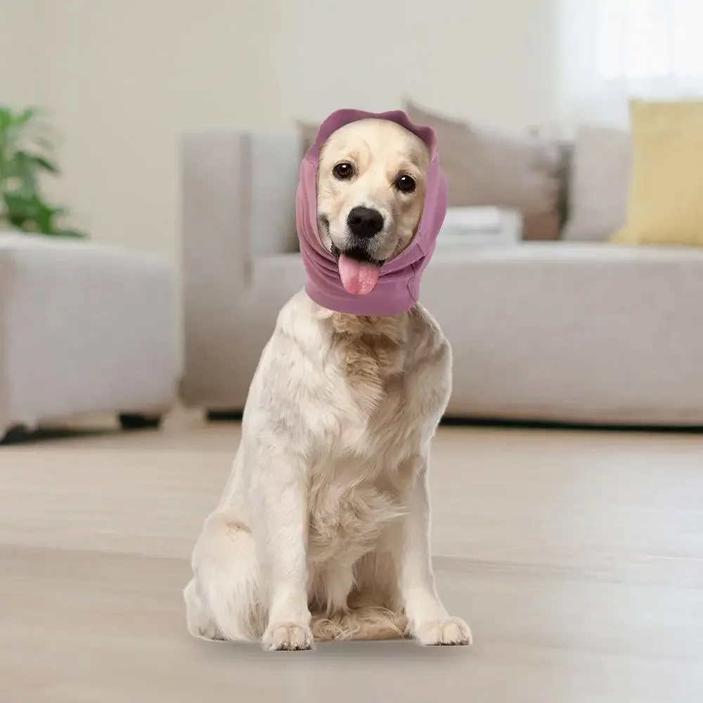 Orejera de aseo para perros, a prueba de viento, cancelación de ruido, elasticidad, bufanda suave, diadema cálida para cachorros y gatos, cubierta para la oreja, accesorios para perros - imagen 4