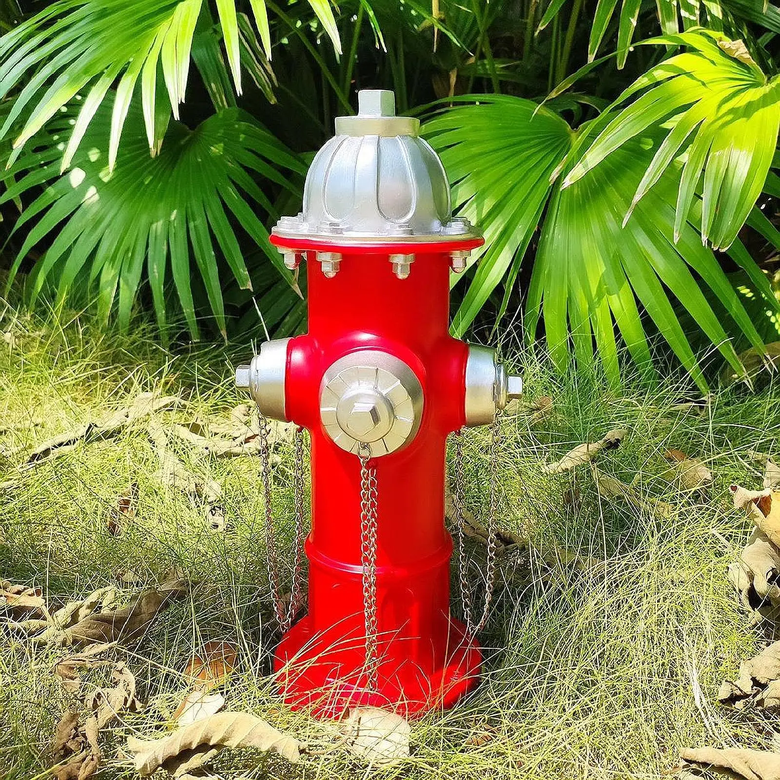 Fire Hydrant for Dogs to Pee on Puppy Pee Training Tool Decorative Resin Sculpture for Outdoor
