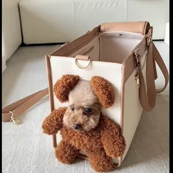 Bolso de hombro oso transpirable para perros pequeños – Viaje exterior