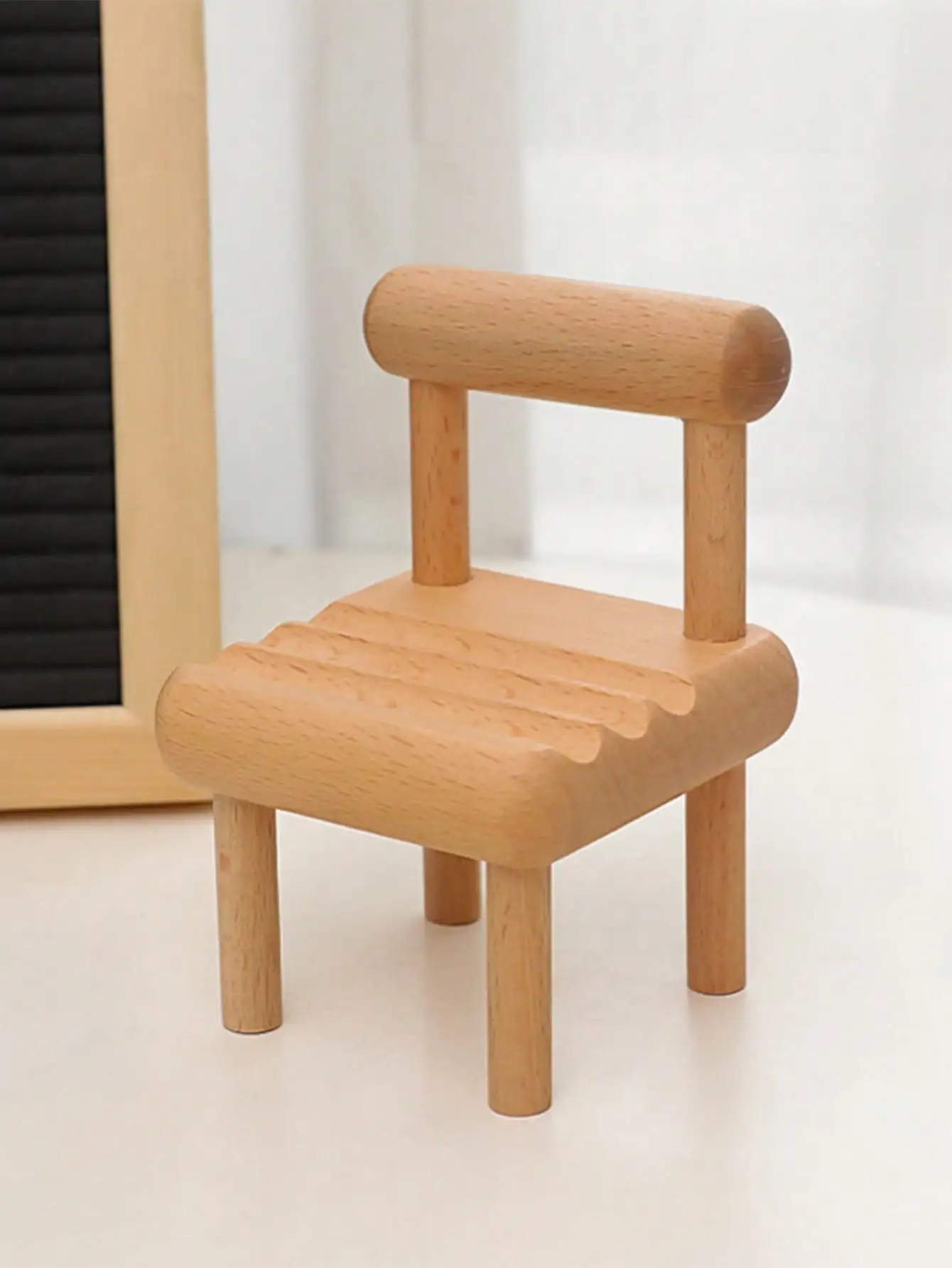Soporte madera teléfono y tablet - Accesorio para dueños de mascotas