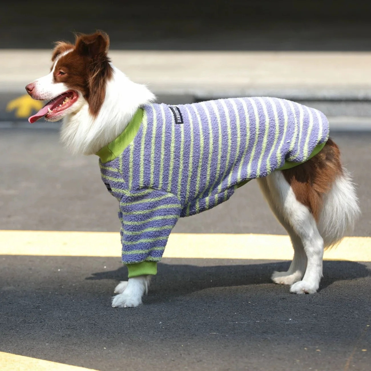 Suéter polar con capucha para perros grandes – Abrigo de invierno - imagen 4