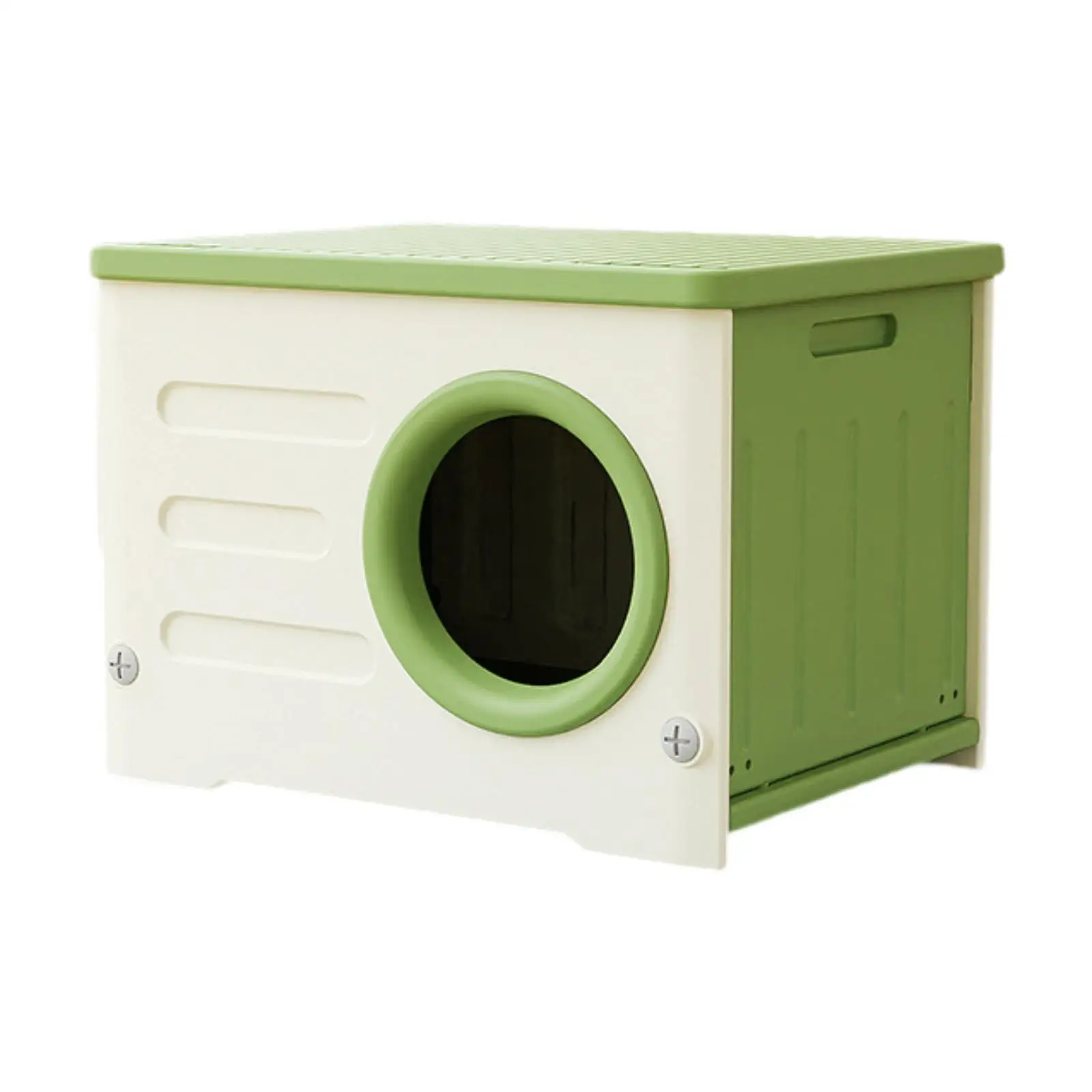 Dog Kennel, Feral Kitty House, Furniture Cave Habitats Hutch, Dog House Puppy Shelter for Small Dogs, Outdoor Indoor Puppy