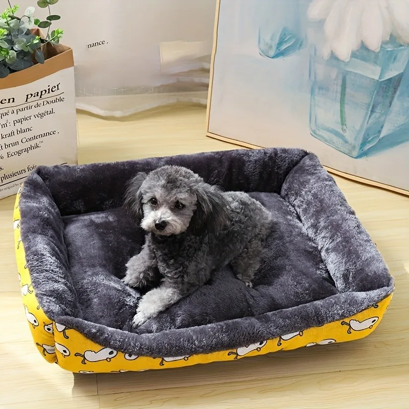 Cama para perros, esteras para sofá, productos para mascotas de invierno, accesorios para perros, cesta, suministros para casa grande, mediana y pequeña, cama para gatos - imagen 5