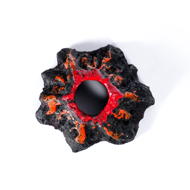 Simulación de paisajismo para pecera, accesorios para acuario volcán, aireador de rocalla para bomba de acuario, piedra de burbujas, piedra rica en oxígeno - imagen 5