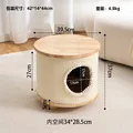 Sisal stool cat nest