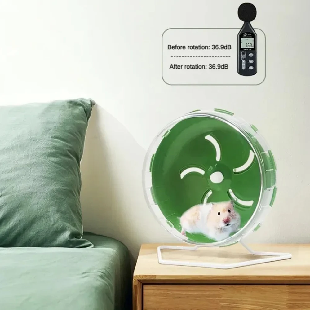 Rueda de ejercicio para ratas, rueda deportiva para correr para hámster, ratones pequeños para roedores, correr silencioso, mascotas, correr, deportes, gerbil, ejercicio, juguetes - imagen 5