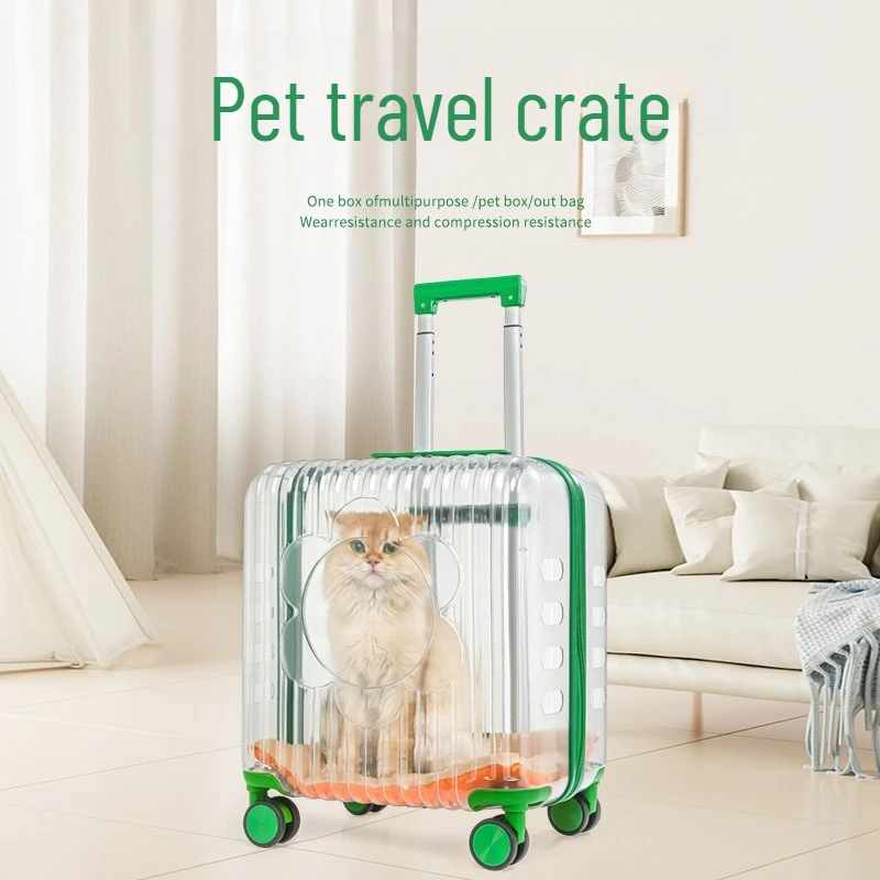 Transportín con ruedas para gatos y perros – Maleta práctica - imagen 2