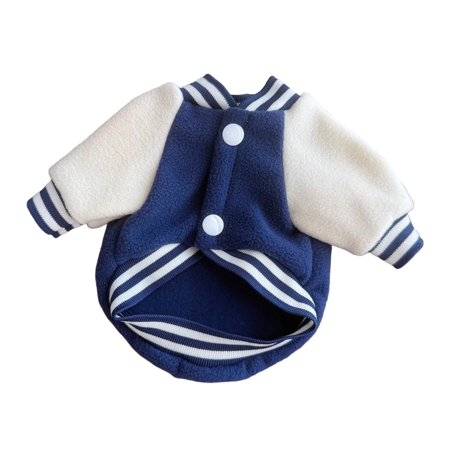 Ropa de béisbol para mascotas de invierno, disfraz deportivo, chaqueta de lana para perros, abrigo con patrón de oso de peluche para perros pequeños, medianos y grandes