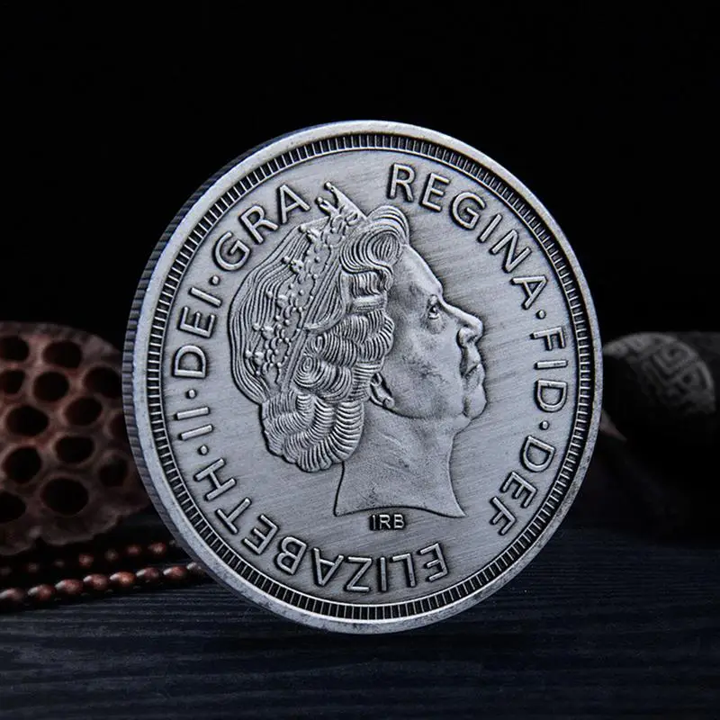 Colección de monedas conmemorativas de Elizabeth II, recuerdos de Reina, monedas coleccionables de la suerte, regalos novedosos para amigos - imagen 3