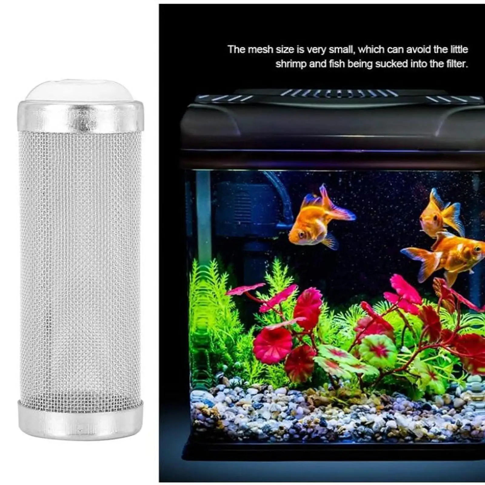 5 Pieces Aquarium Filter Mesh Fish Tank Filter Guard for Aquarium Supplies