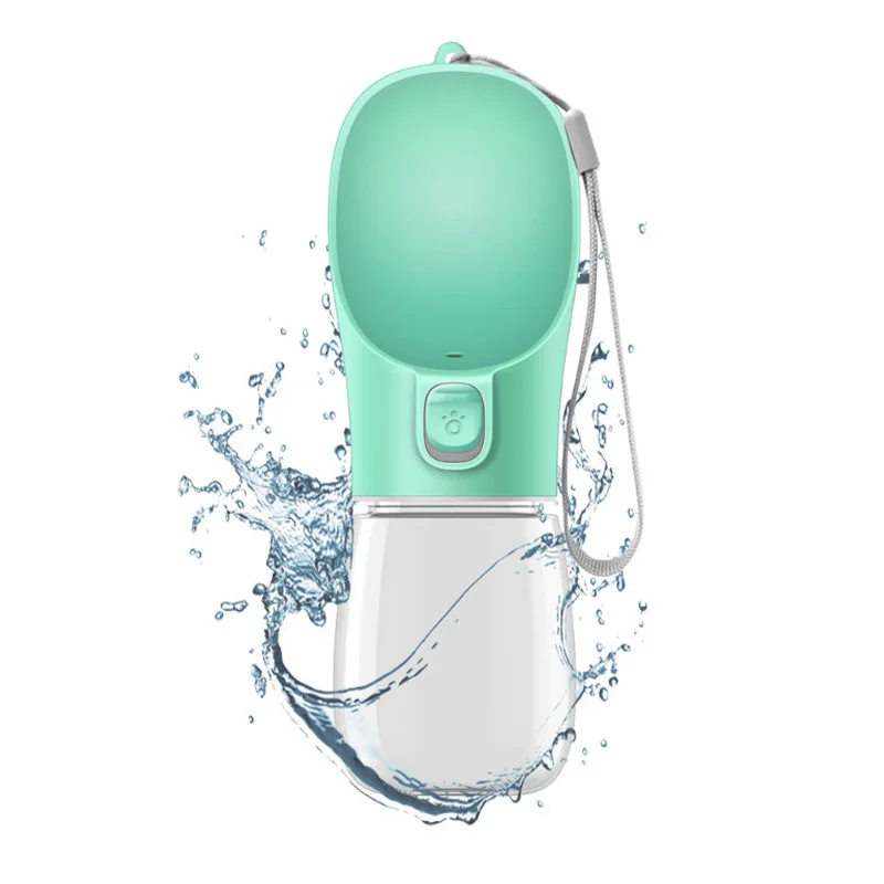 Botella de agua portátil para mascotas, dispensador de agua para perros y gatos, cuencos de agua potable para viajes al aire libre - imagen 5