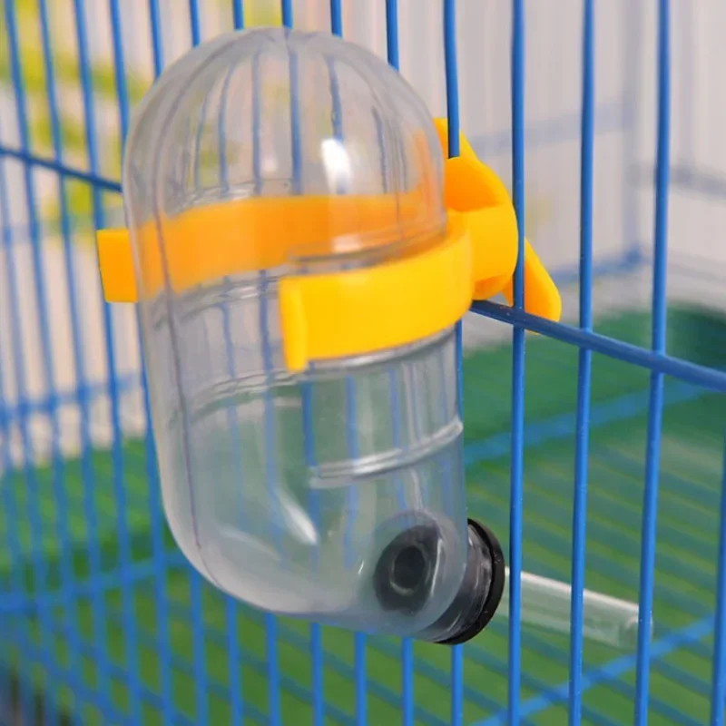 Útil dispensador de agua para mascotas, botellas transparentes para alimentador de hámster, cuenco ligero y duradero para fuente de agua para hámster - imagen 5