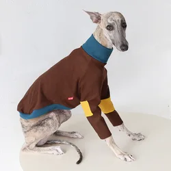Suéter de punto de invierno para perros Whippet - Manga larga, cómodo