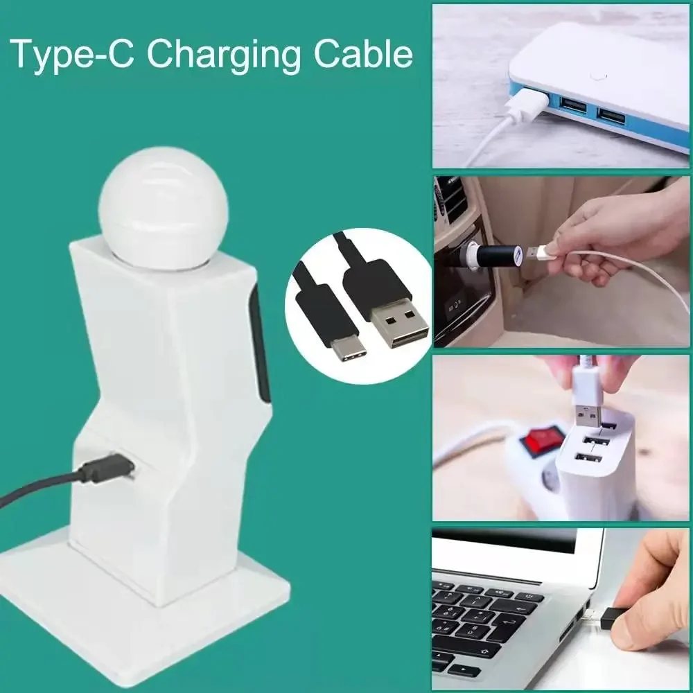 ATUBAN Juguete láser automático para gatos recargable, juguete láser interactivo de movimiento aleatorio para gatos y gatitos, juguete para hacer ejercicio con punto rojo para gatos - imagen 5