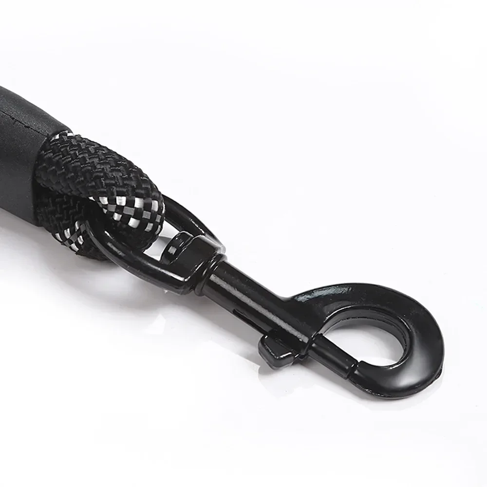 Correa redonda de nailon reflectante a prueba de explosiones para perros, suministros para mascotas, cuerda trenzada para perros grandes - imagen 2