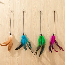 Juguete para gatos: varita con plumas y campana – juego interactivo