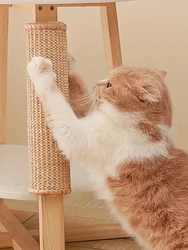 Estera rascadora de sisal natural para gatos - protege muebles