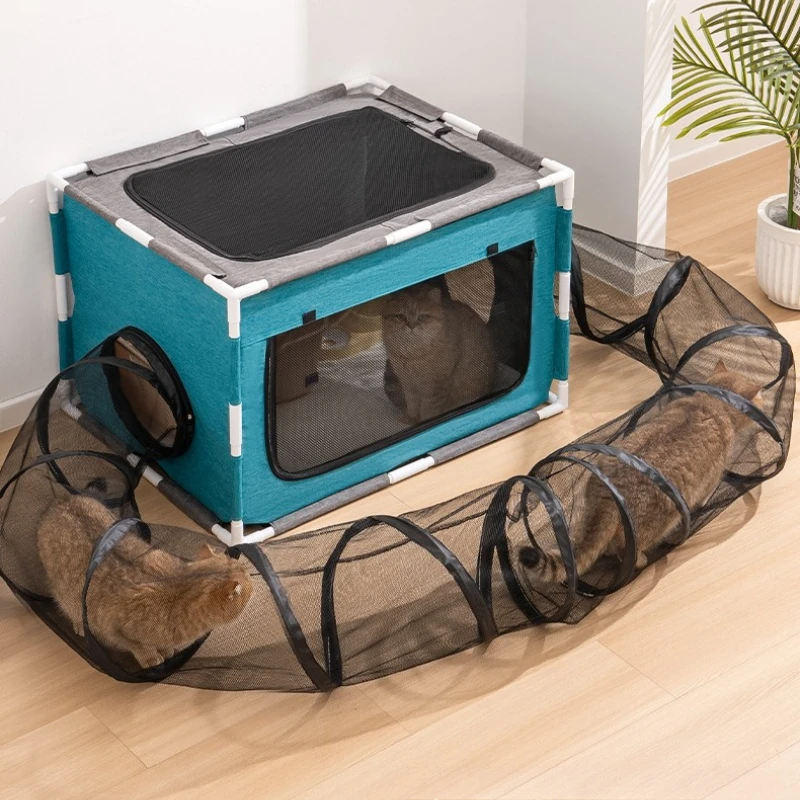 Corral para gatos y perros – Cama transpirable, lavable - imagen 2