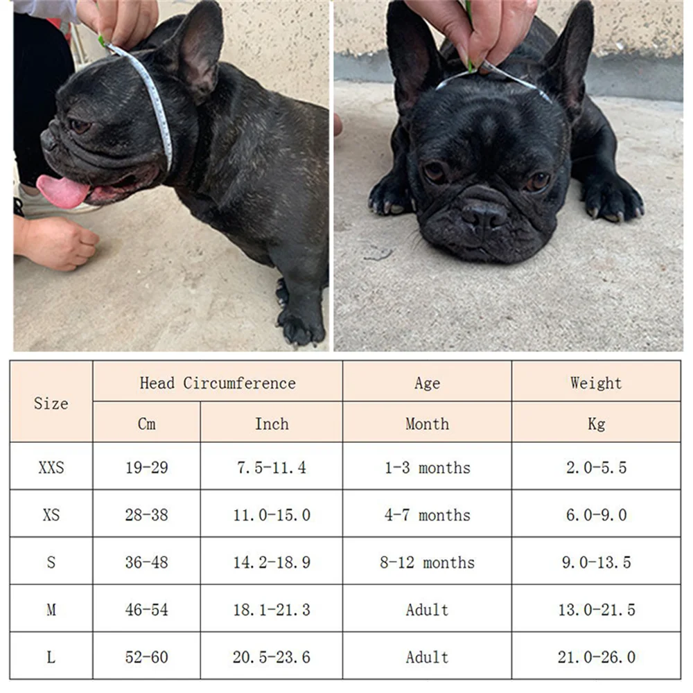 Protector bucal de malla para Bulldog Francés – Anti mordidas y anti ingestión - imagen 2